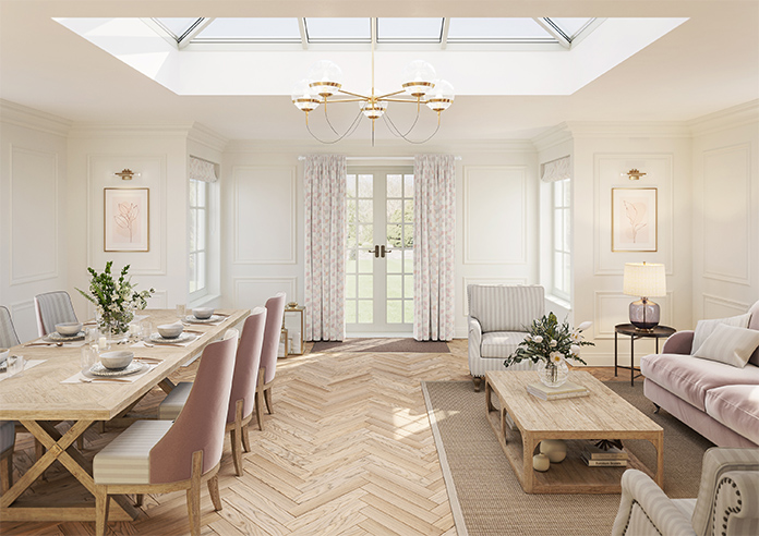 Mosaic Tile, Sweetheart - Made to Measure Curtains - Image 14